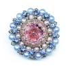Brooch Ducharme Cinderella Dream Blue Sky Rose